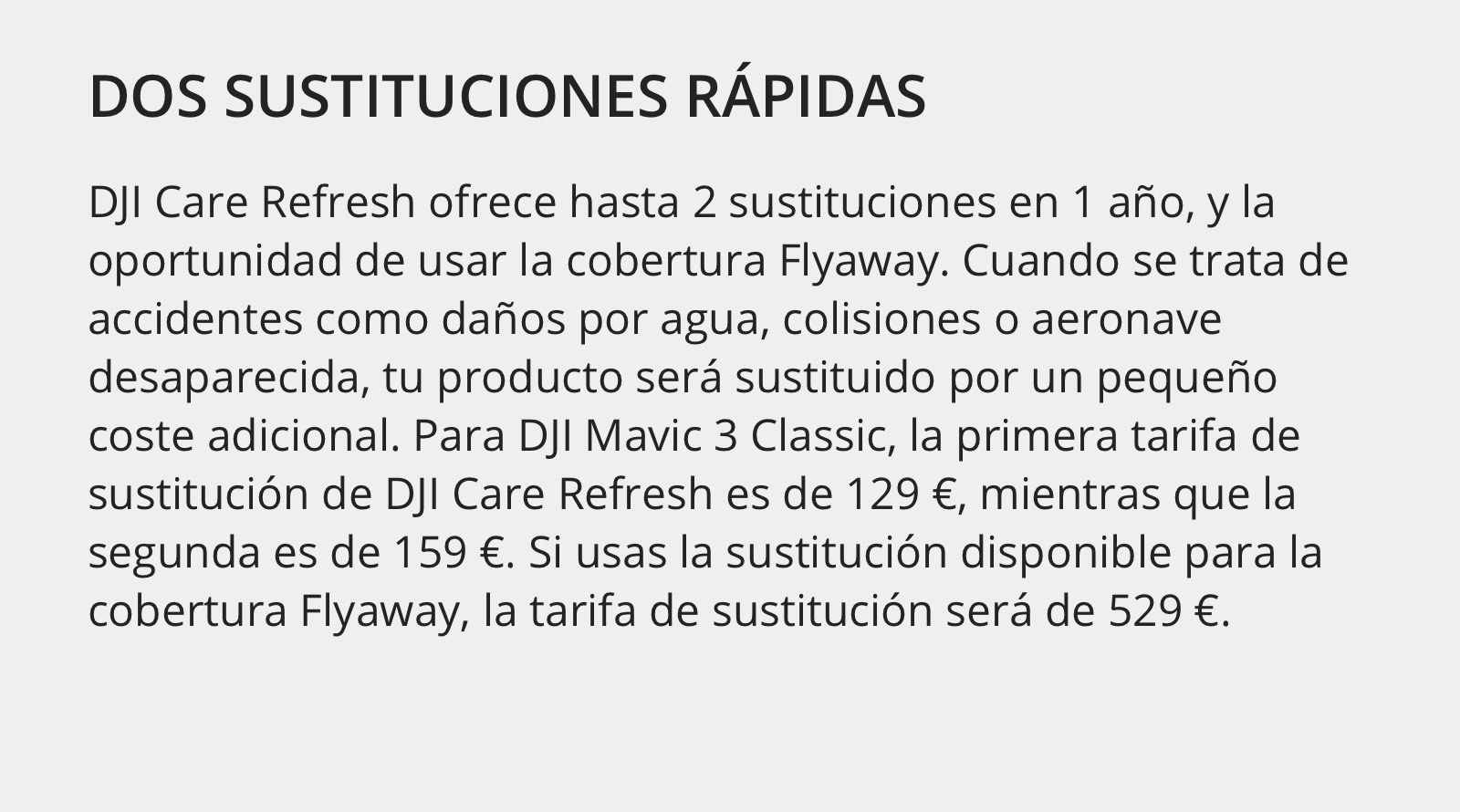 DJI Care Refresh - Plan de 1 año (DJI Mavic 3 Classic)